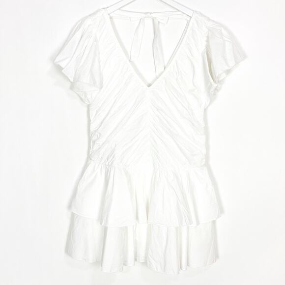 Anthropologie Love The Label Ruffled Mini Dress - Picture 3 of 16